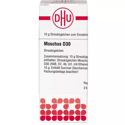 MOSCHUS D 30 kugler, 10 g