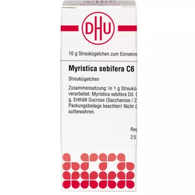 MYRISTICA SEBIFERA C 6 kugler, 10 g