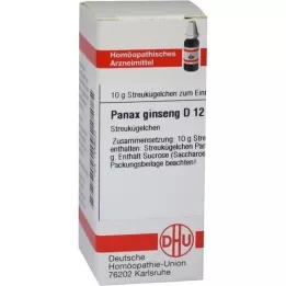 PANAX GINSENG D 12 kugler, 10 g