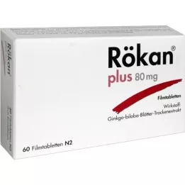 RÖKAN Plus 80 mg filmovertrukne tabletter, 60 stk