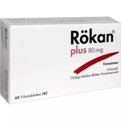 RÖKAN Plus 80 mg filmovertrukne tabletter, 60 stk