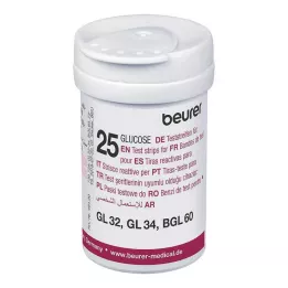 BEURER GL32/GL34/BGL60 Blodsukker-teststrimler, 50 stk