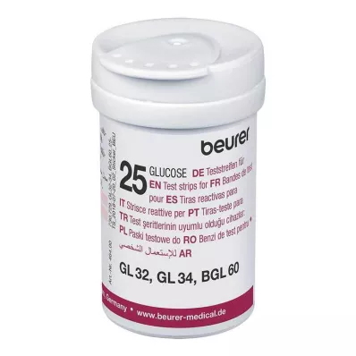 BEURER GL32/GL34/BGL60 Blodsukker-teststrimler, 50 stk