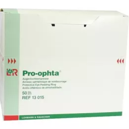 PRO-OPHTA Usterile perforerede kompresser, 50 stk