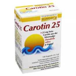 CAROTIN 25 Feingold-kapsler, 100 stk