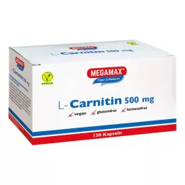 L-CARNITIN 500 mg Megamax-kapsler, 120 kapsler