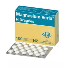 MAGNESIUM VERLA N Overtrukne tabletter, 10X100 stk