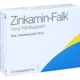 ZINKAMIN Falk 15 mg hårde kapsler, 20 stk