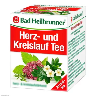 BAD HEILBRUNNER Hjerte- og kredsløbste N pakke, 8X1,5 g