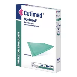 CUTIMED Sorbact absorberende kompresser 7x9 cm, 6 stk