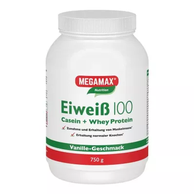 EIWEISS VANILLE Megamax-pulver, 750 g