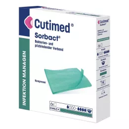 CUTIMED Sorbact kompresser 7x9 cm, 6 stk