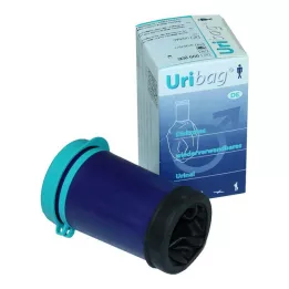 URIBAG Sammenfoldelig urinflaske til mænd, 1 stk