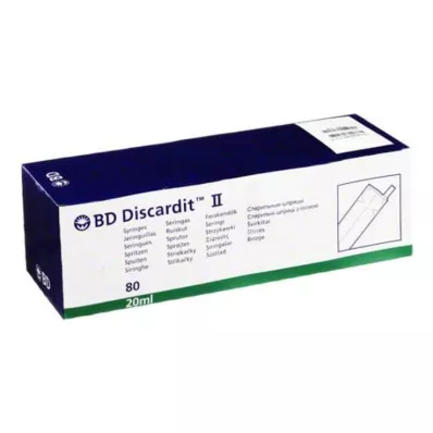 BD DISCARDIT II Sprøjte 20 ml, 80X20 ml