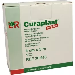 CURAPLAST Sårforbinding sensitiv 4 cmx5 m, 1 stk