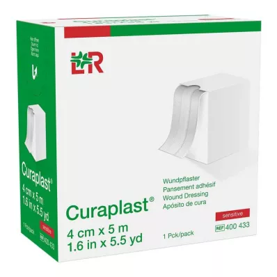 Curaplast hurtig sårbandage følsom 5mx4cm, 1 stk