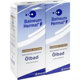 BALNEUM Hermal F flydende badeadditiv, 2X500 ml