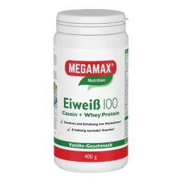 EIWEISS 100 Vanilje Megamax pulver, 400 g