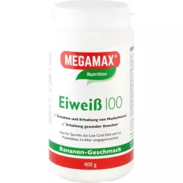 EIWEISS 100 Banana Megamax pulver, 400 g