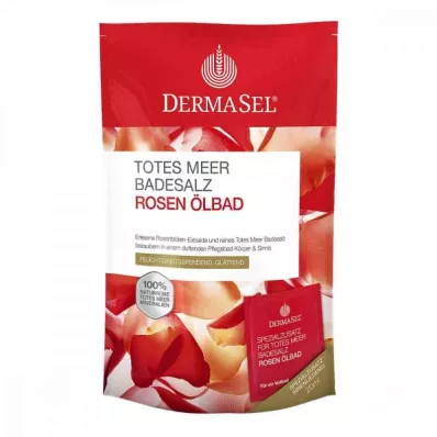 DERMASEL Badesalt fra Det Døde Hav+Rose SPA, 1 P