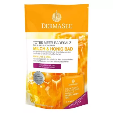 DERMASEL Badesalt fra Det Døde Hav + mælk&amp;Honey SPA, 1 P