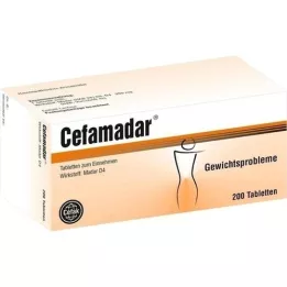 CEFAMADAR Tabletter, 200 stk