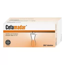 CEFAMADAR Tabletter, 200 stk