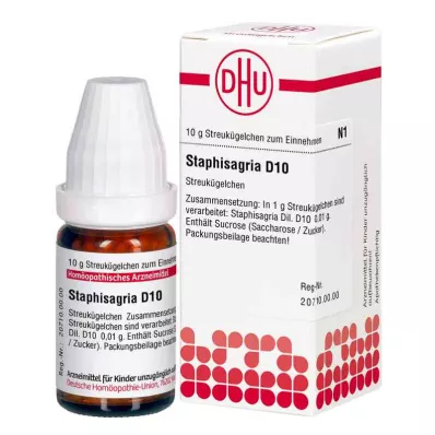 Staphisagria D10 kugler (10 g)