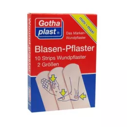GOTHAPLAST Plasturi pentru vezicule cutanate, 10 buc