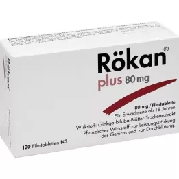 RÖKAN Plus 80 mg filmovertrukne tabletter, 120 stk