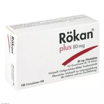 RÖKAN Plus 80 mg filmovertrukne tabletter, 120 stk