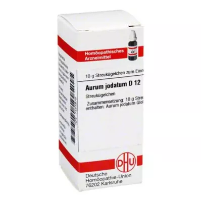 DHU Aurum jodatum D 12 kugler, 10 g