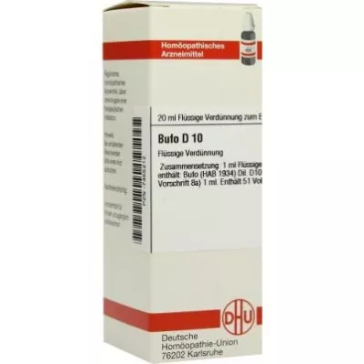 BUFO D 10 fortynding, 20 ml