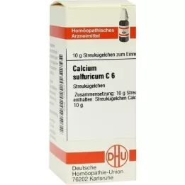 CALCIUM SULFURICUM C 6 kugler, 10 g