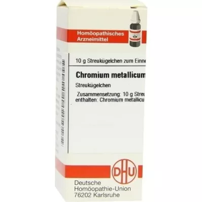 CHROMIUM METALLICUM D 12 kugler, 10 g