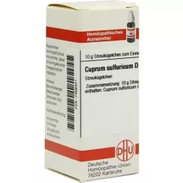 CUPRUM SULFURICUM D 12 kugler, 10 g