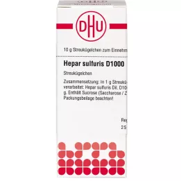 HEPAR SULFURIS D 1000 kugler, 10 g