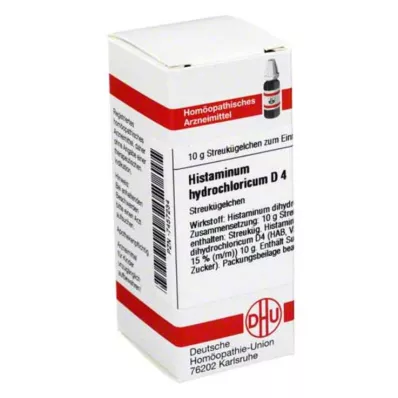 HISTAMINUM hydrochloricum D 4 globule, 10 g