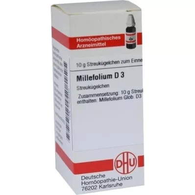 MILLEFOLIUM D 3 kugler, 10 g