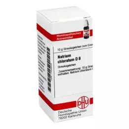 NATRIUM CHLORATUM D 8 kugler, 10 g