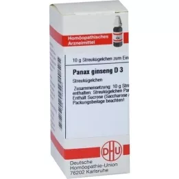 PANAX GINSENG D 3 kugler, 10 g