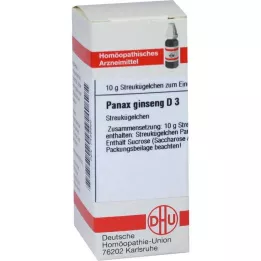 PANAX GINSENG D 3 kugler, 10 g
