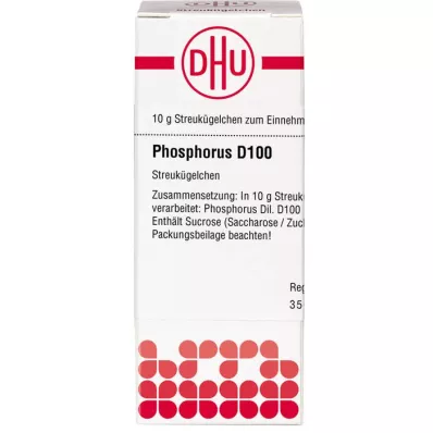 PHOSPHORUS D 100 kugler, 10 g