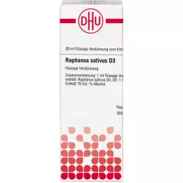 RAPHANUS SATIVUS D 3 fortynding, 20 ml