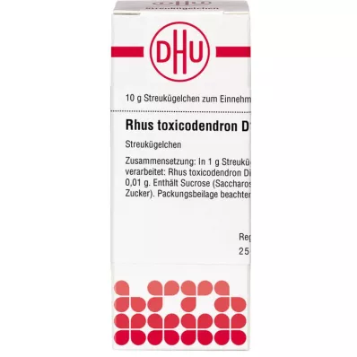 RHUS TOXICODENDRON D 1000 kugler, 10 g