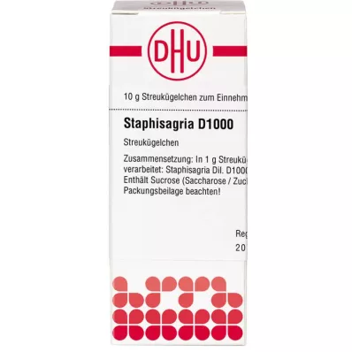 STAPHISAGRIA D 1000 kugler, 10 g