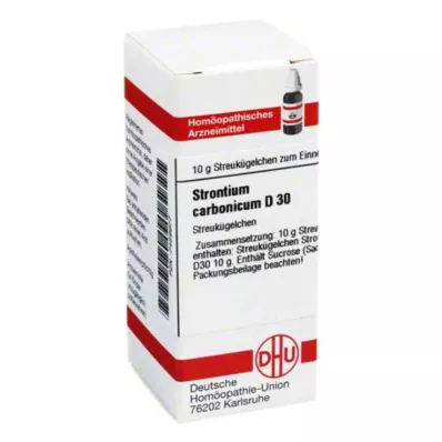 STRONTIUM CARBONICUM D 30 kugler, 10 g