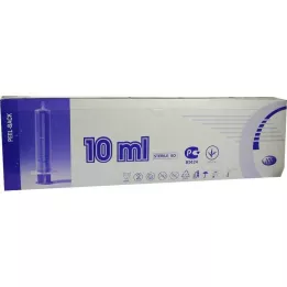SPRITZE 10 ml 2-delt Luer-excentriker, 100 stk