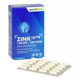 GESUND LEBEN Zink 15 mg+Selen kapsler, 60 kapsler