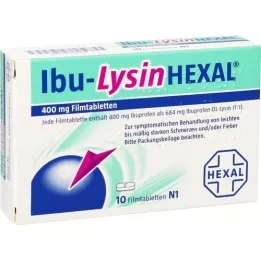 IBU-LYSINHEXAL Filmovertrukne tabletter, 10 stk